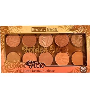 Golden Glow Shimmer & Matte Bronzer Palette